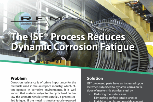 ISF Process Reduces Dynamic Corrosion Fatigue Handout