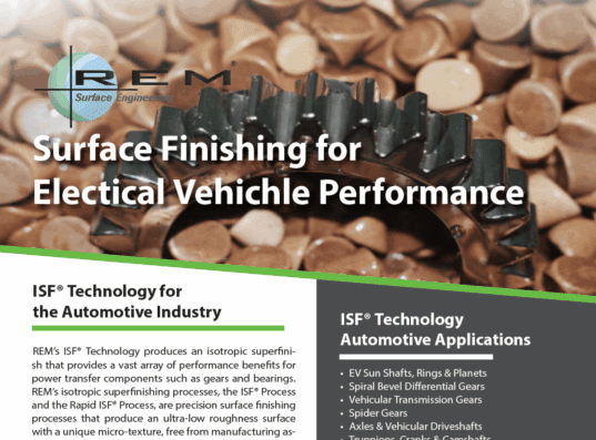 Surface Finishing for Electric Vehichles