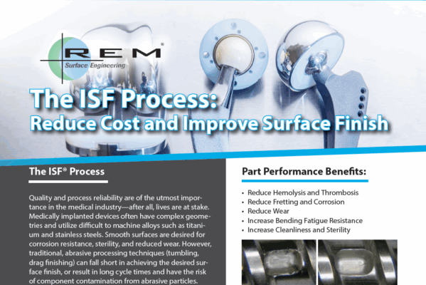 The ISF Process - Reduce Cost and Improve Surface Finish